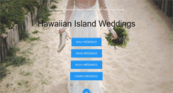Desktop Screenshot of hawaiianislandweddings.com